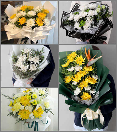 贵州贵阳修文县洒坪镇白事花束代送